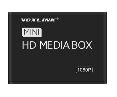 Mini 1080P Full HD Media Player-MKV/RM-SD/USB/SDHC/MMC HDD-HDMI(BOXCHIP F10) black EU
