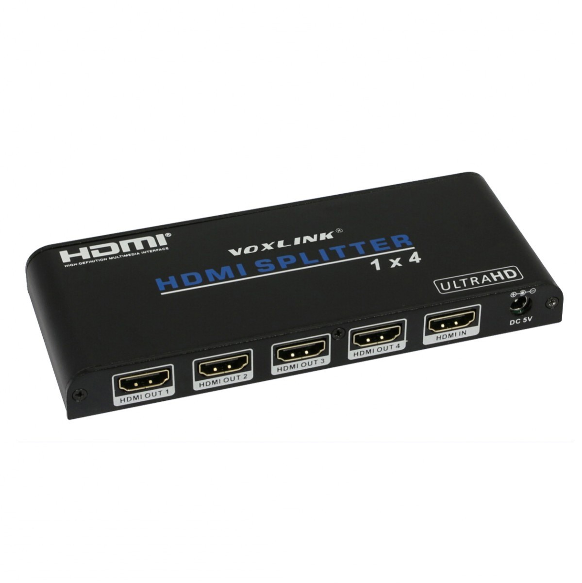 VOXLINK UHD 1x4 HDMI Splitter US