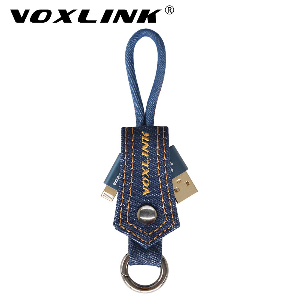 VOXLINK 3 Pack Lightning to USB Cable With Keychain Portable Fast Charging USB Cable For iphone 8 7 Plus 6s plus 5s ipad mini
