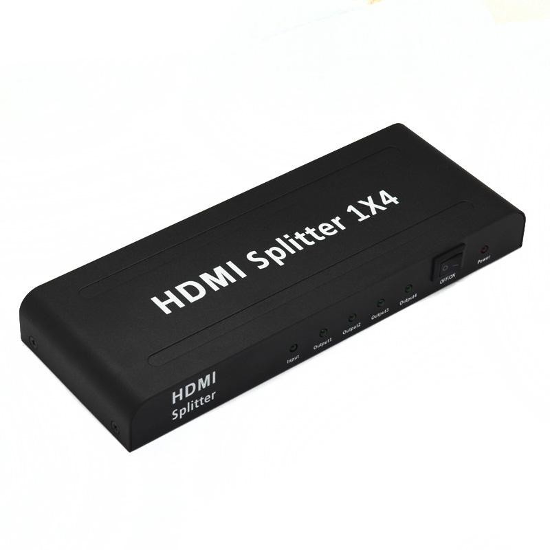 HDMI SPLITTER 1X4 black EU