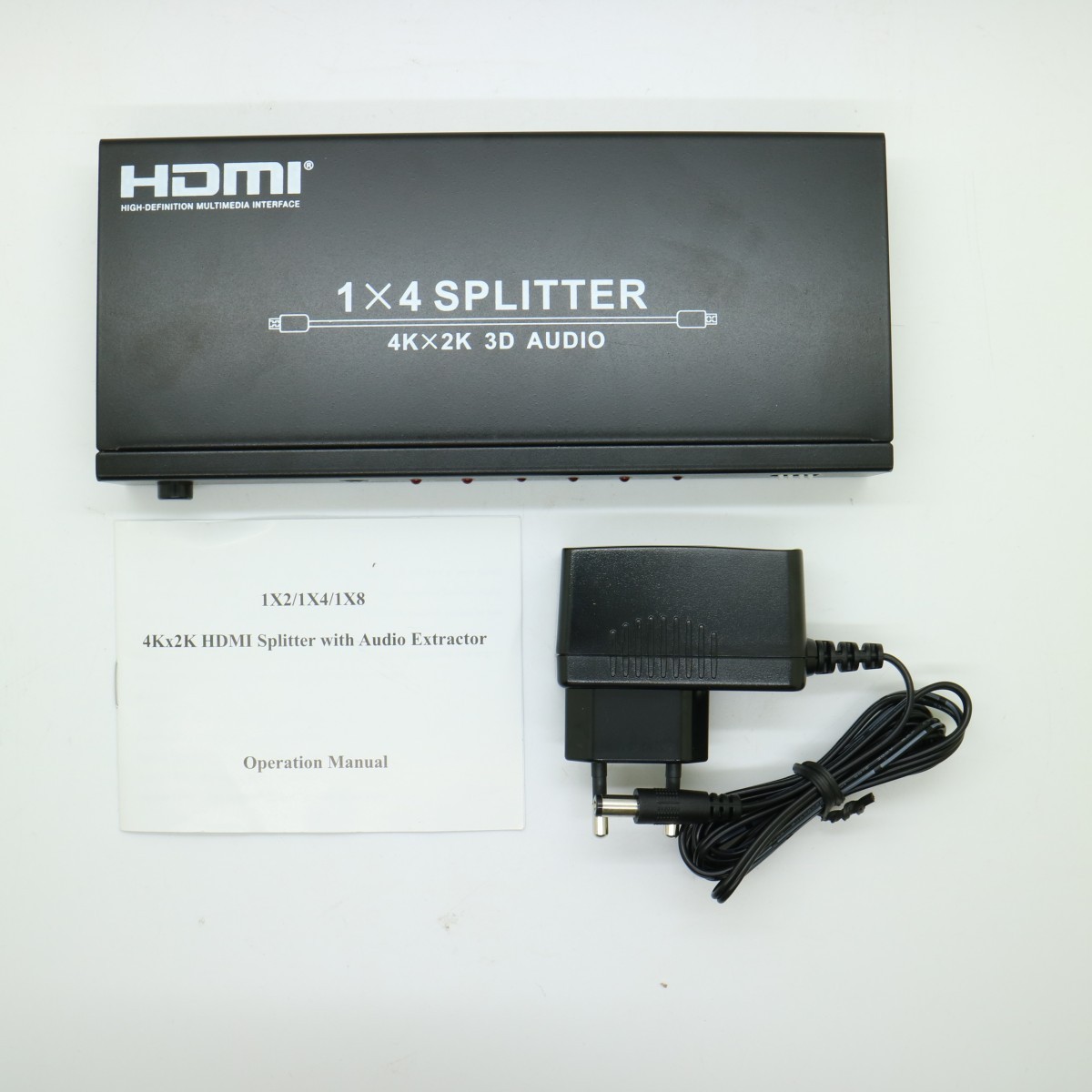 VOXLINK 4Kx2K HDMI Splitter with Audio Extractor1X4